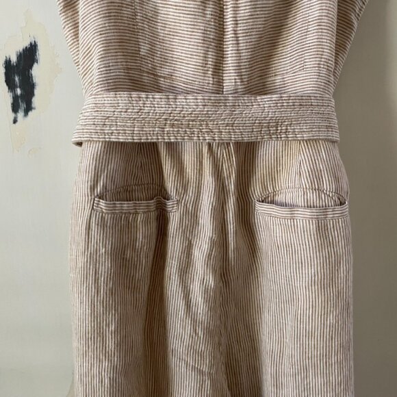 J. Crew Cream Wide Leg Jumpsuit - Picture 4 of 5